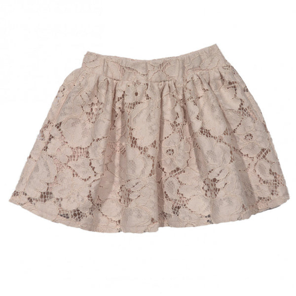 Powder lace skirt