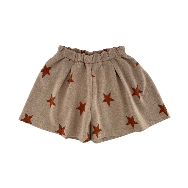 Stars fabric bermuda shorts