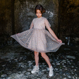 DOUBLE TULLE DRESS WITH STARS