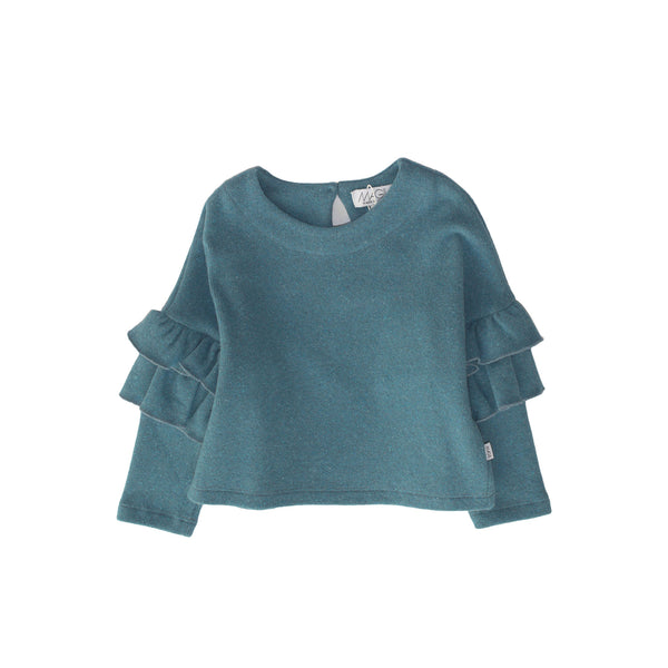 Teal green frappe jersey