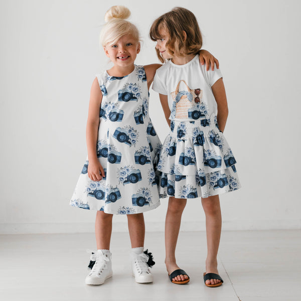 PATTERNED COTTON DRESS
