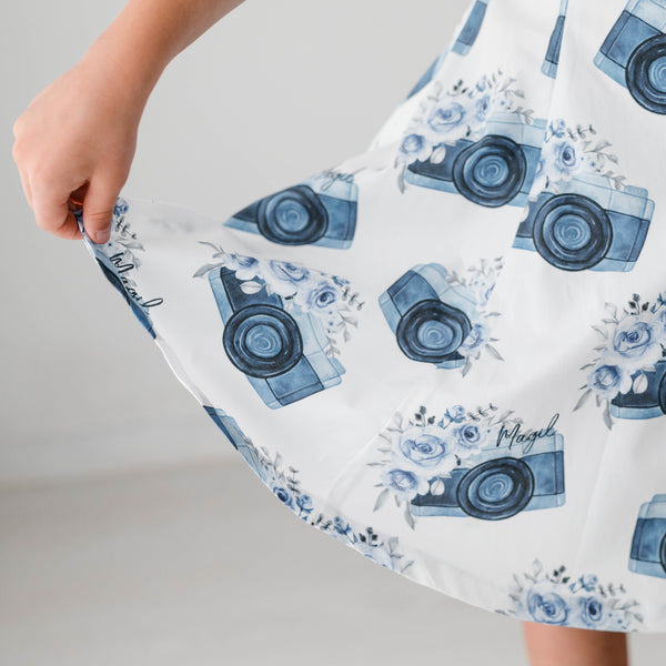 PATTERNED COTTON DRESS