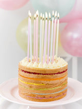 PASTEL COLOURED CANDLES